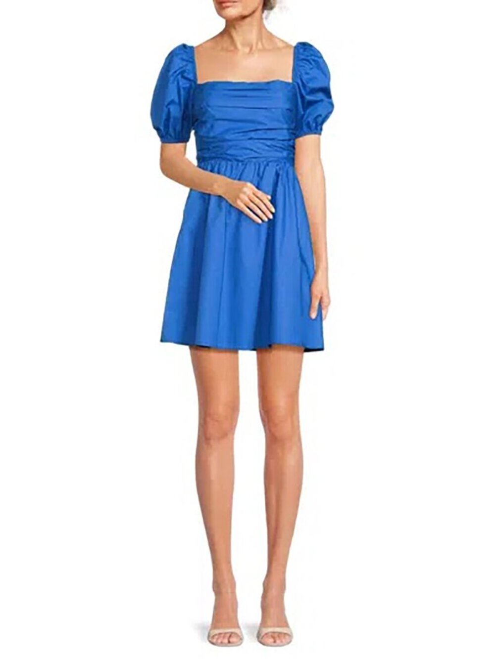 O.P.T. Women's River Pleated Mini Dress In Cobalt